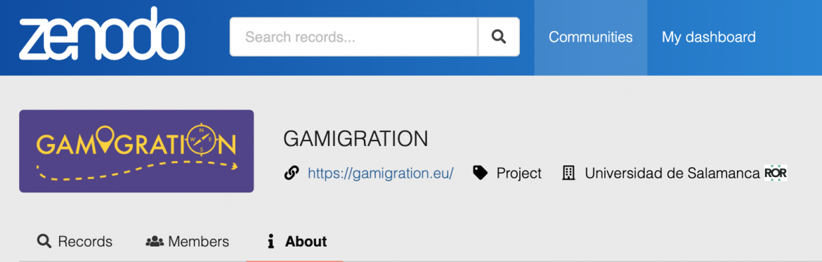 Introducing the GAMIGRATION Zenodo Community: A Hub for Collaborative Research and Resources